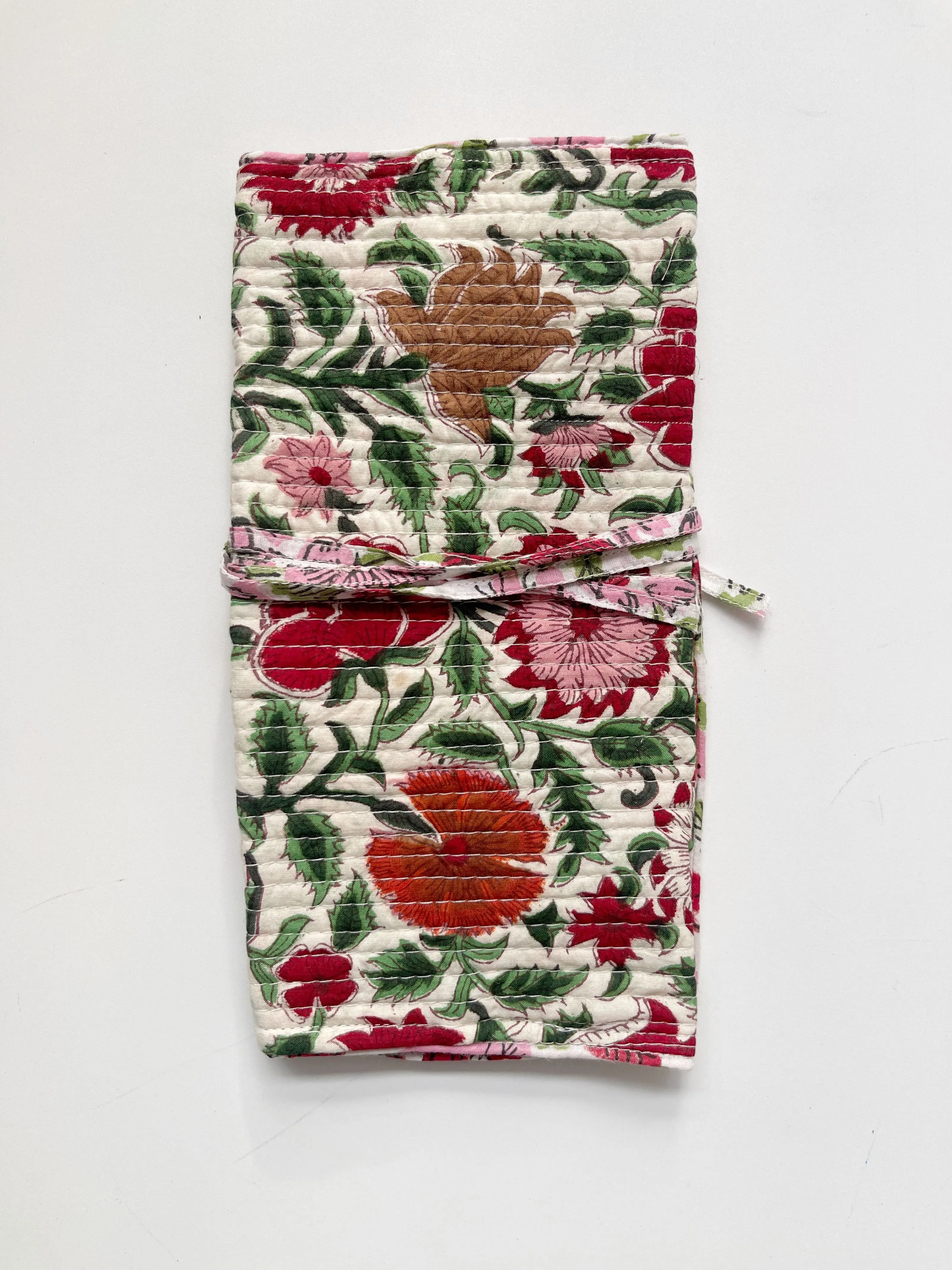 18. Cotton Jewelry Pouch