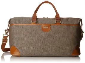 Hartmann Herringbone Luxe Softside Weekend Duffel, Terracotta