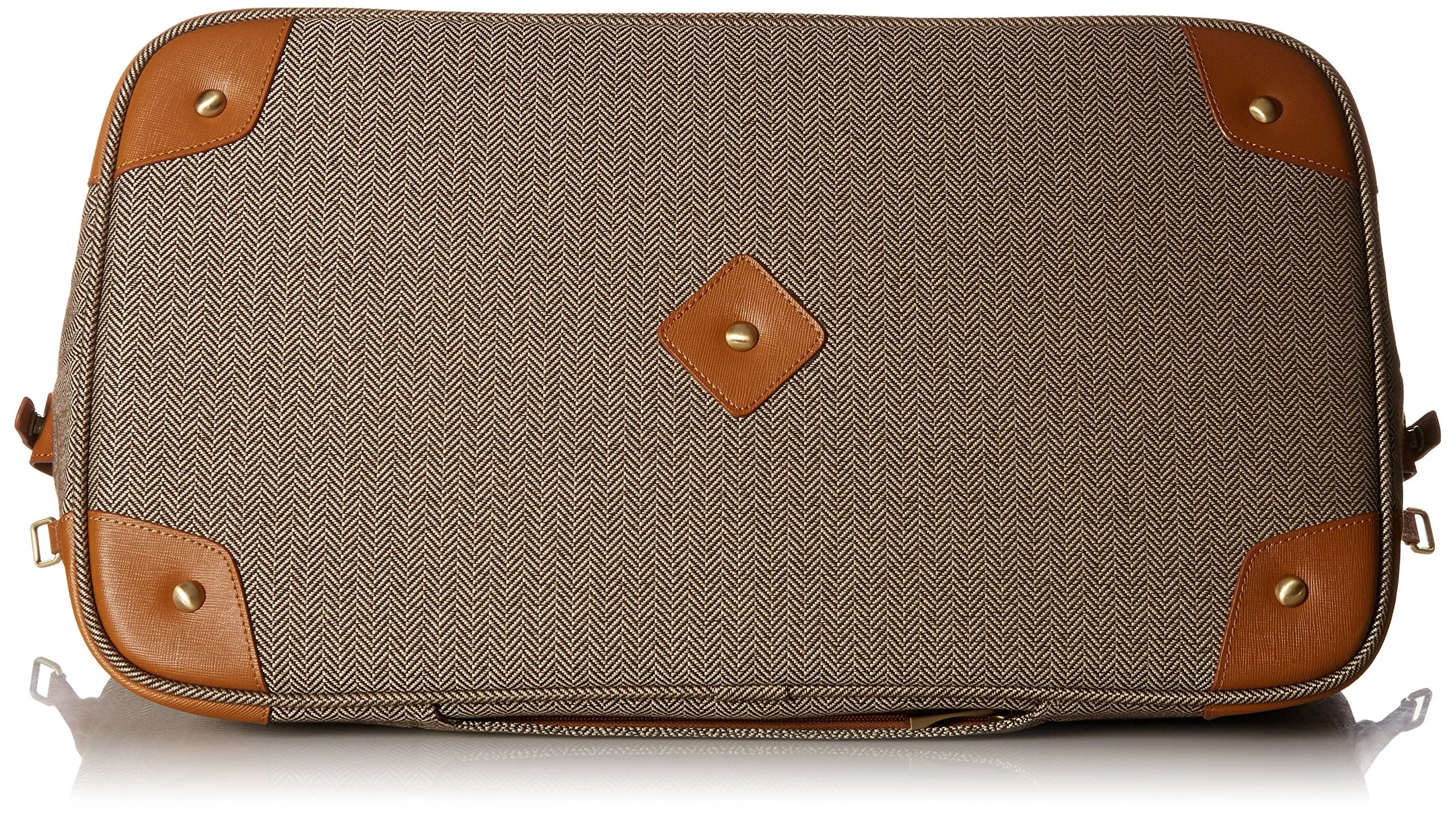 Hartmann Herringbone Luxe Softside Weekend Duffel, Terracotta