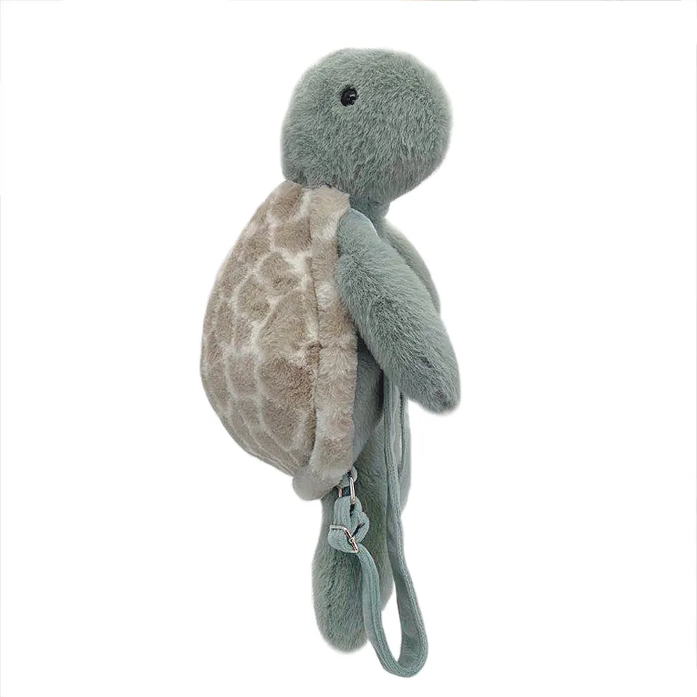 Mon Ami Turtle Plush Backpack Taylor
